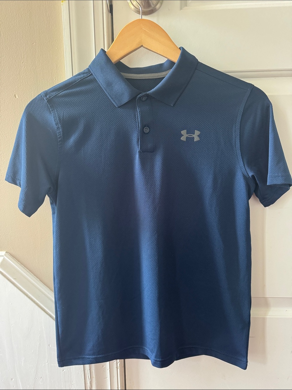 Under Armour Boy’s Navy Blue Performance Polo